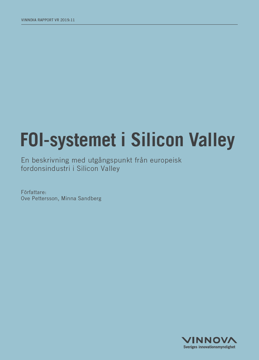 Bokomslag FoI-systemet i Silicon Valley