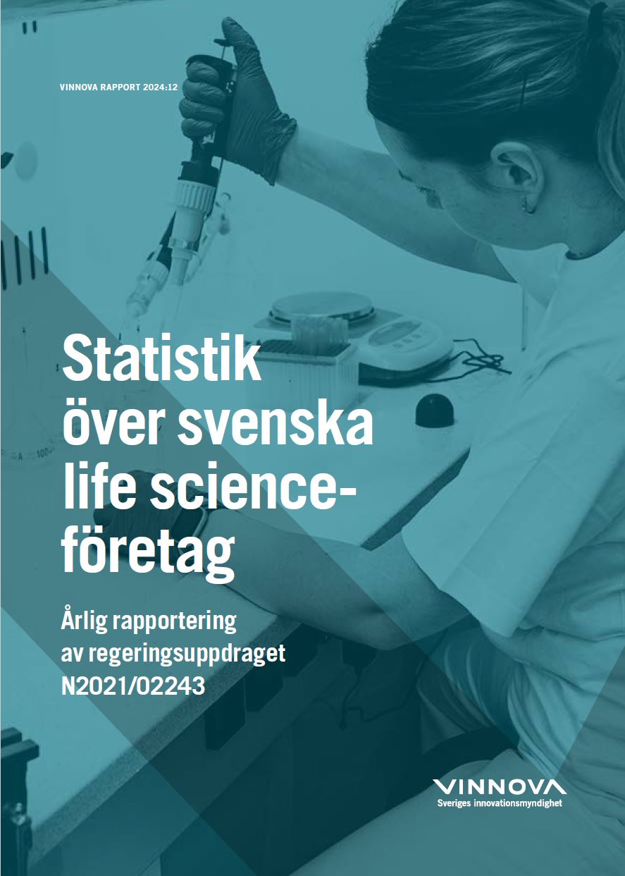 Book cover Report: Swedish life science is growing and increasing strongly in exports