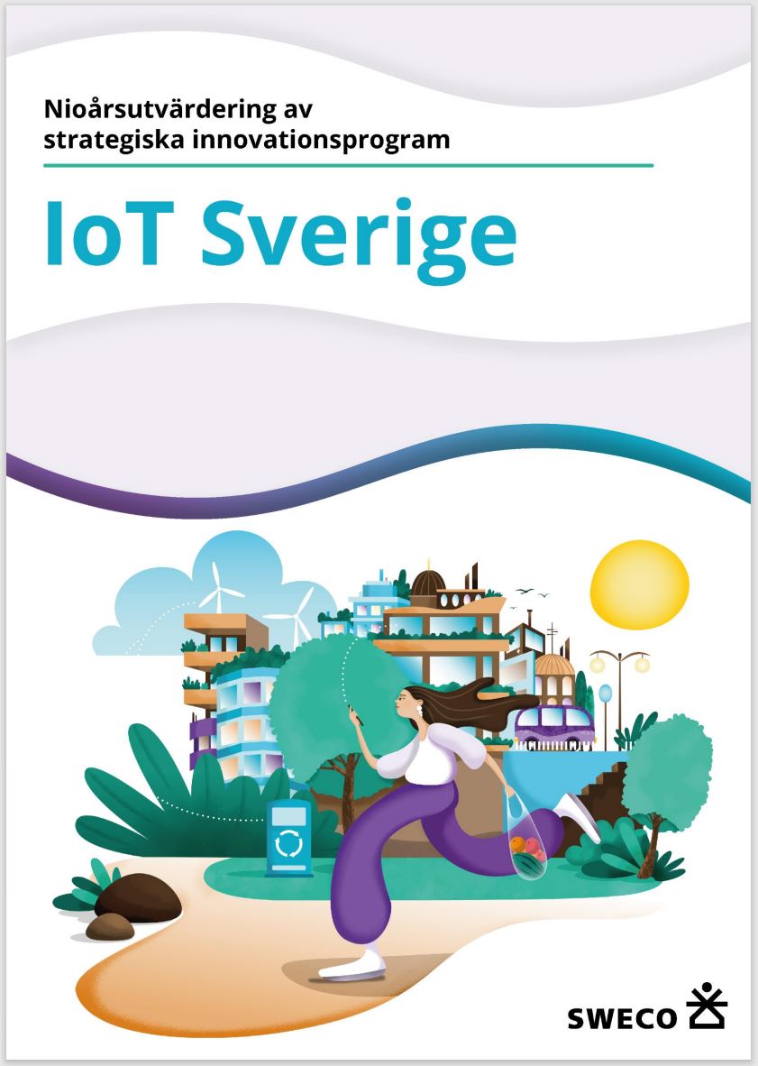 Bokomslag Nioårsutvärdering av strategiska innovationsprogram: IoT Sverige
